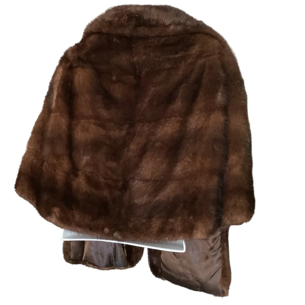 ❣️Custom Made❣️Mink Stole Shawl Wrap Collar M